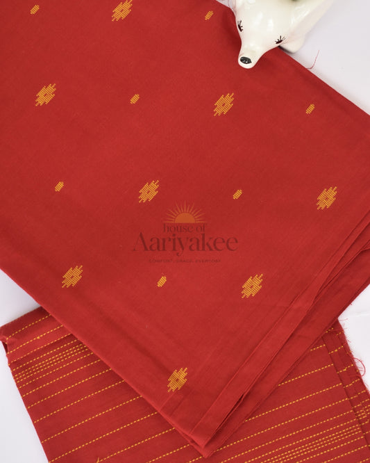 Crimson Weave Handloom Co-ord Set