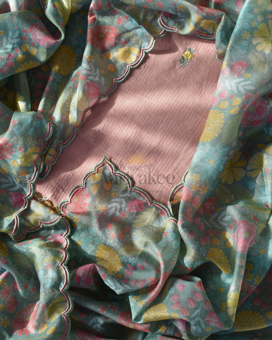 Petalwhisper handloom cotton suit