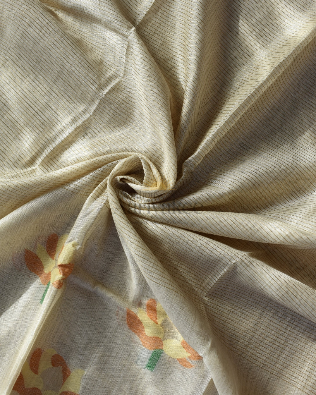 Sunlit Bloom Muga Cotton Salwar Set