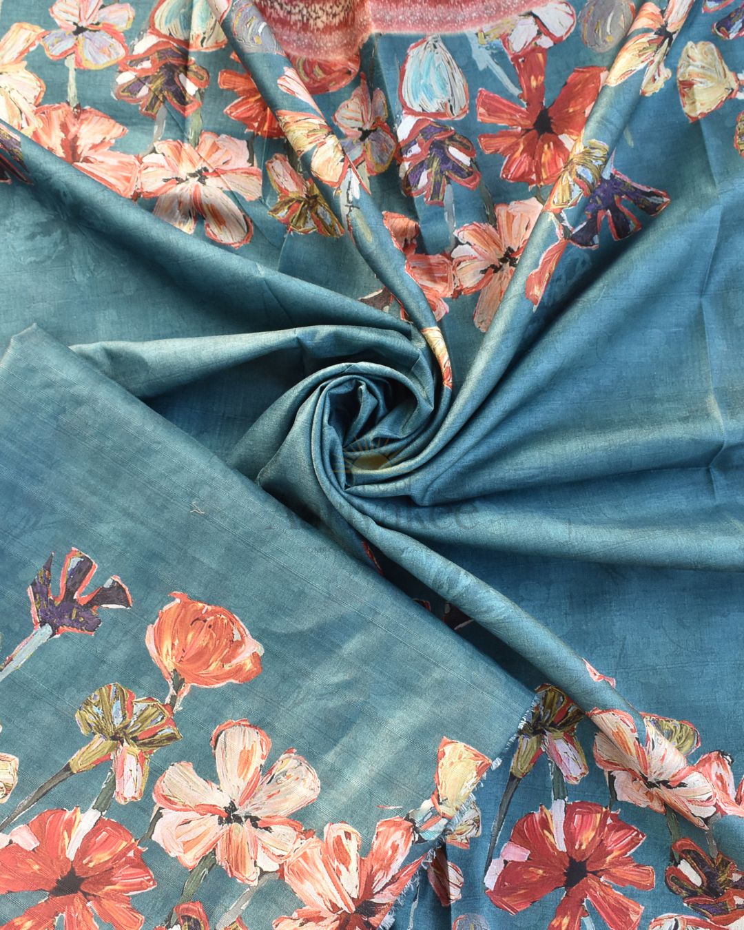 Teal Floral Grace Salwar set