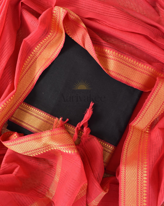 Sindooram Mangalagiri Handloom cotton  Set