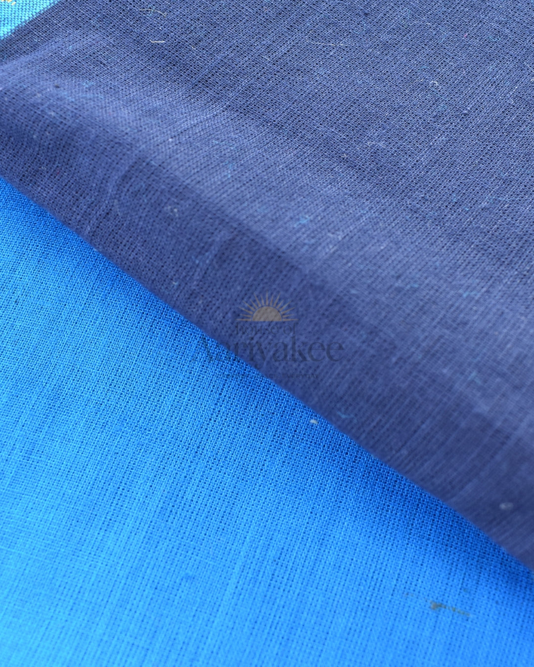 Azure Elegance – Pure Mangalagiri Handloom Cotton Salwar Suit
