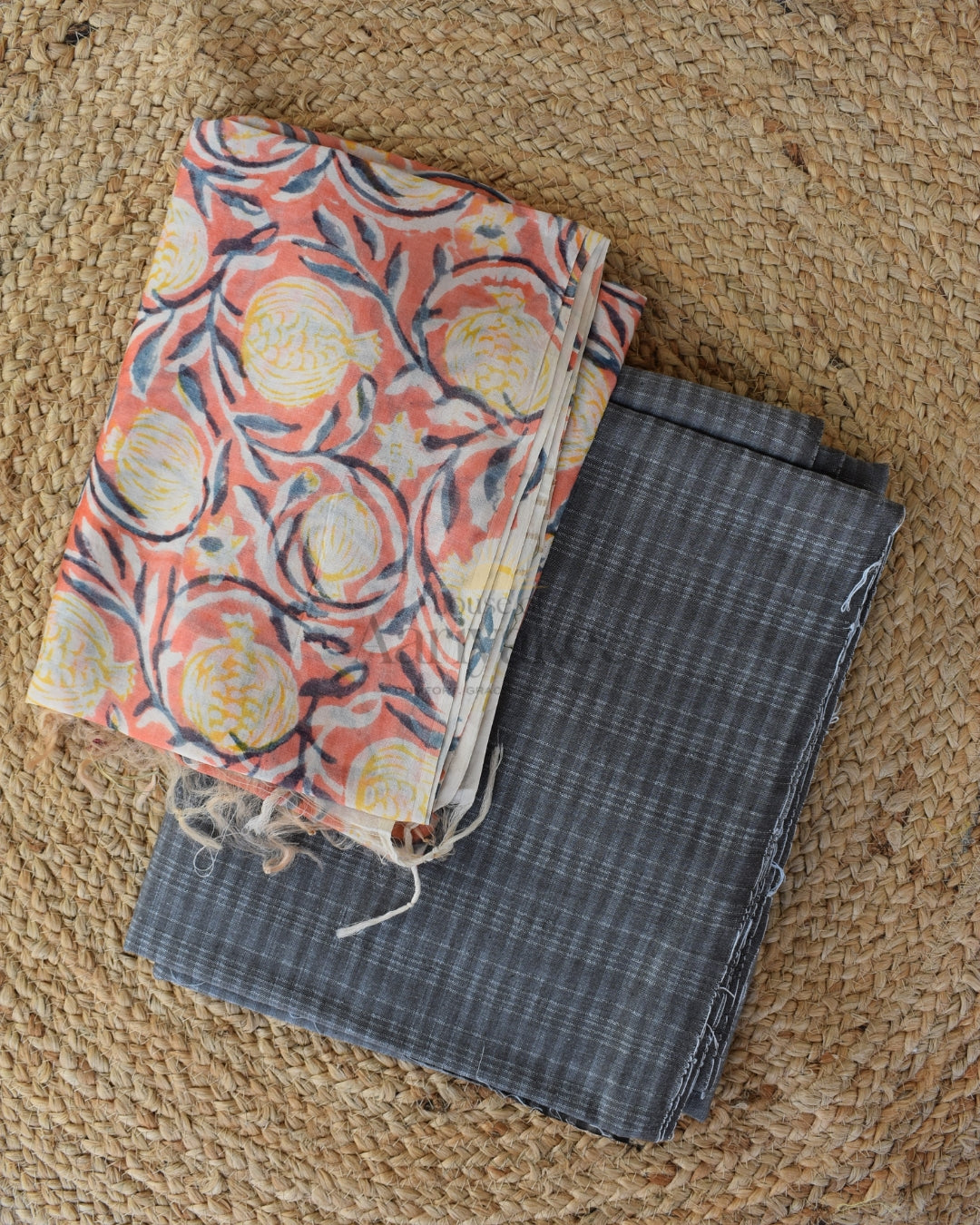 Kanira customised handloom cotton with chanderi duppata