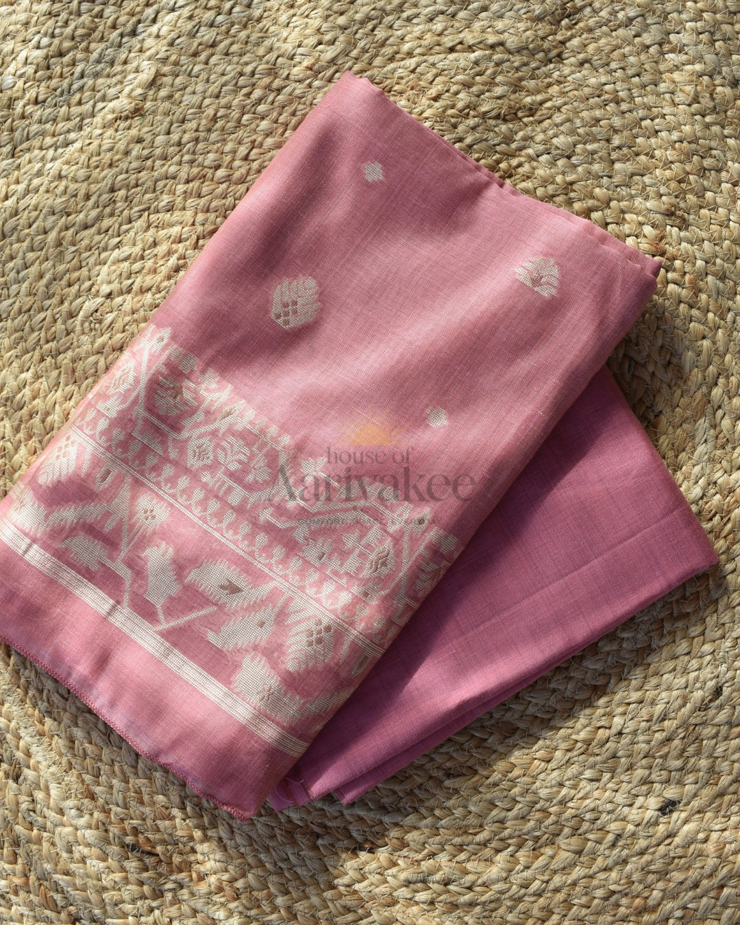 Rosebud Bloom Handloom Cotton 3 Piece Set