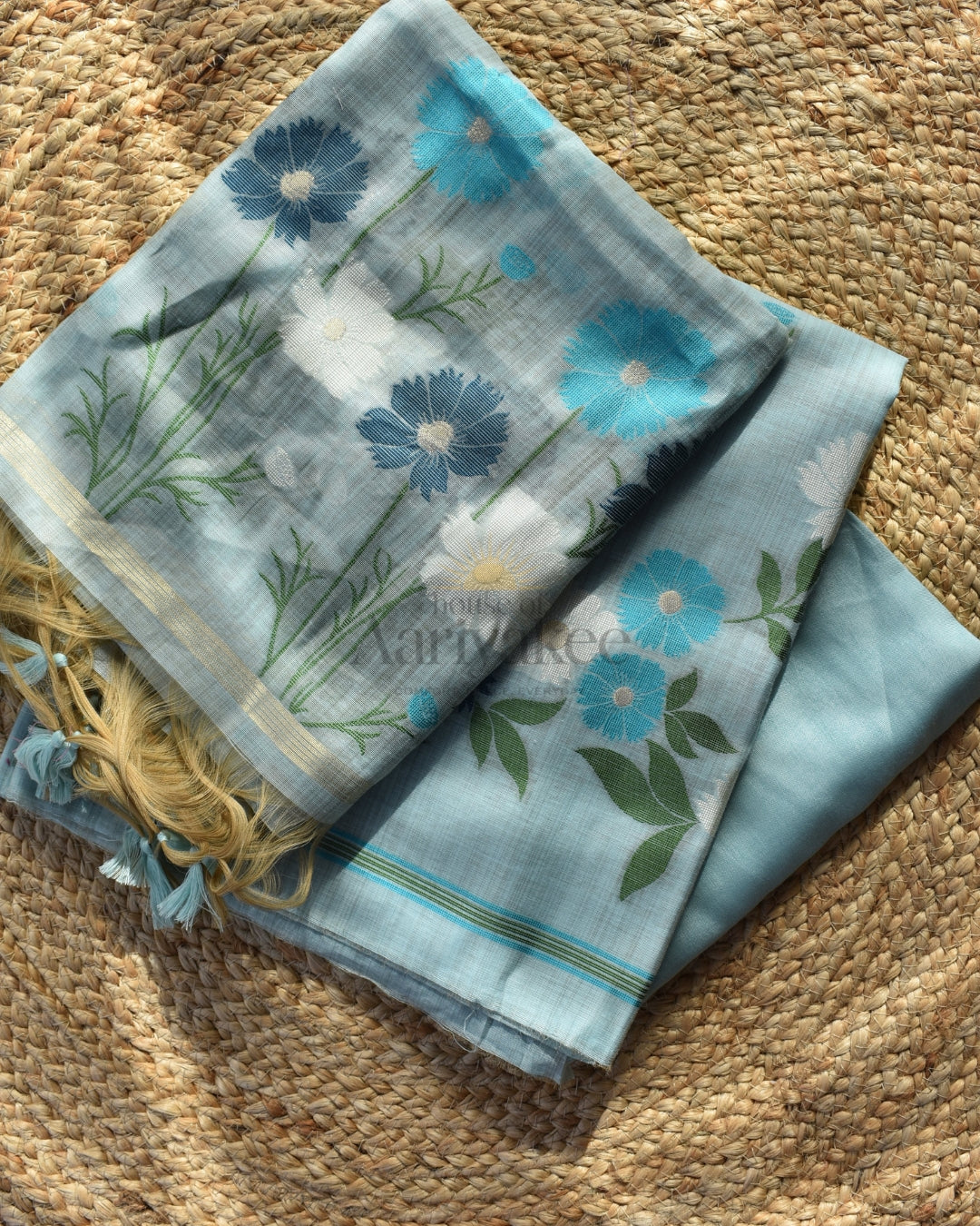 Sky Mist Muga Cotton Set 🌼