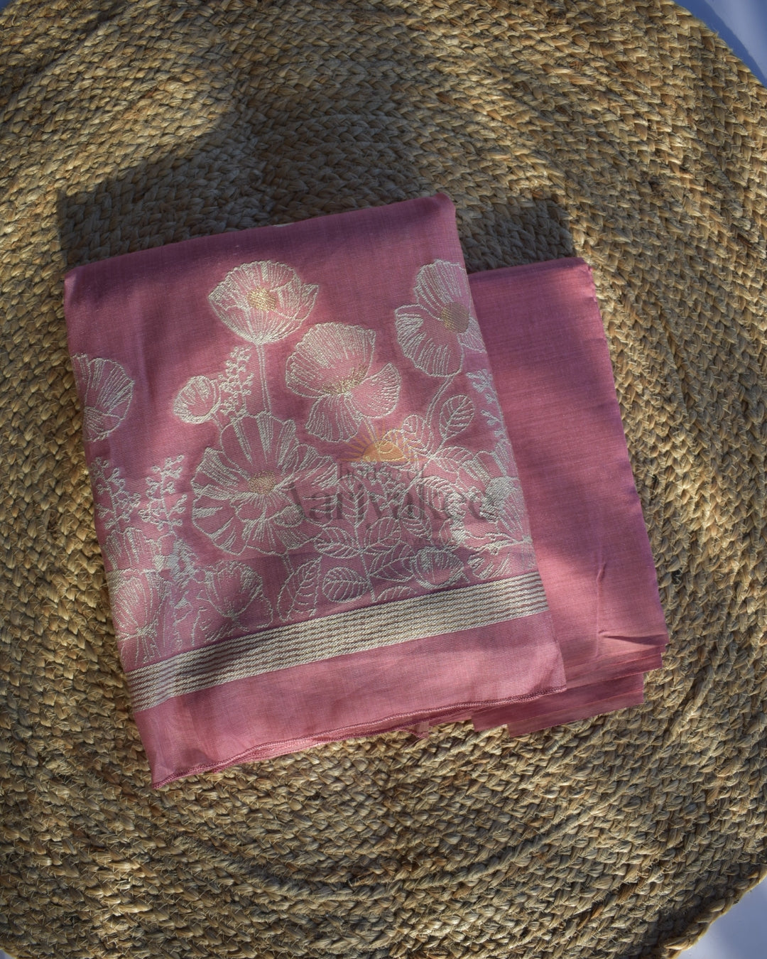 Rose Bloom – Muga Cotton Salwar Set