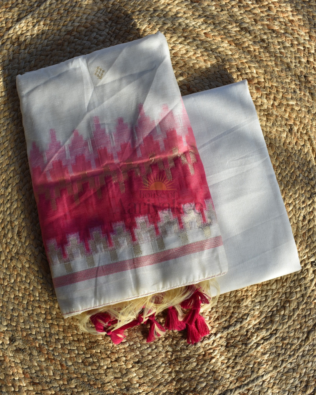 Ivory Blush – Muga Cotton Salwar Set