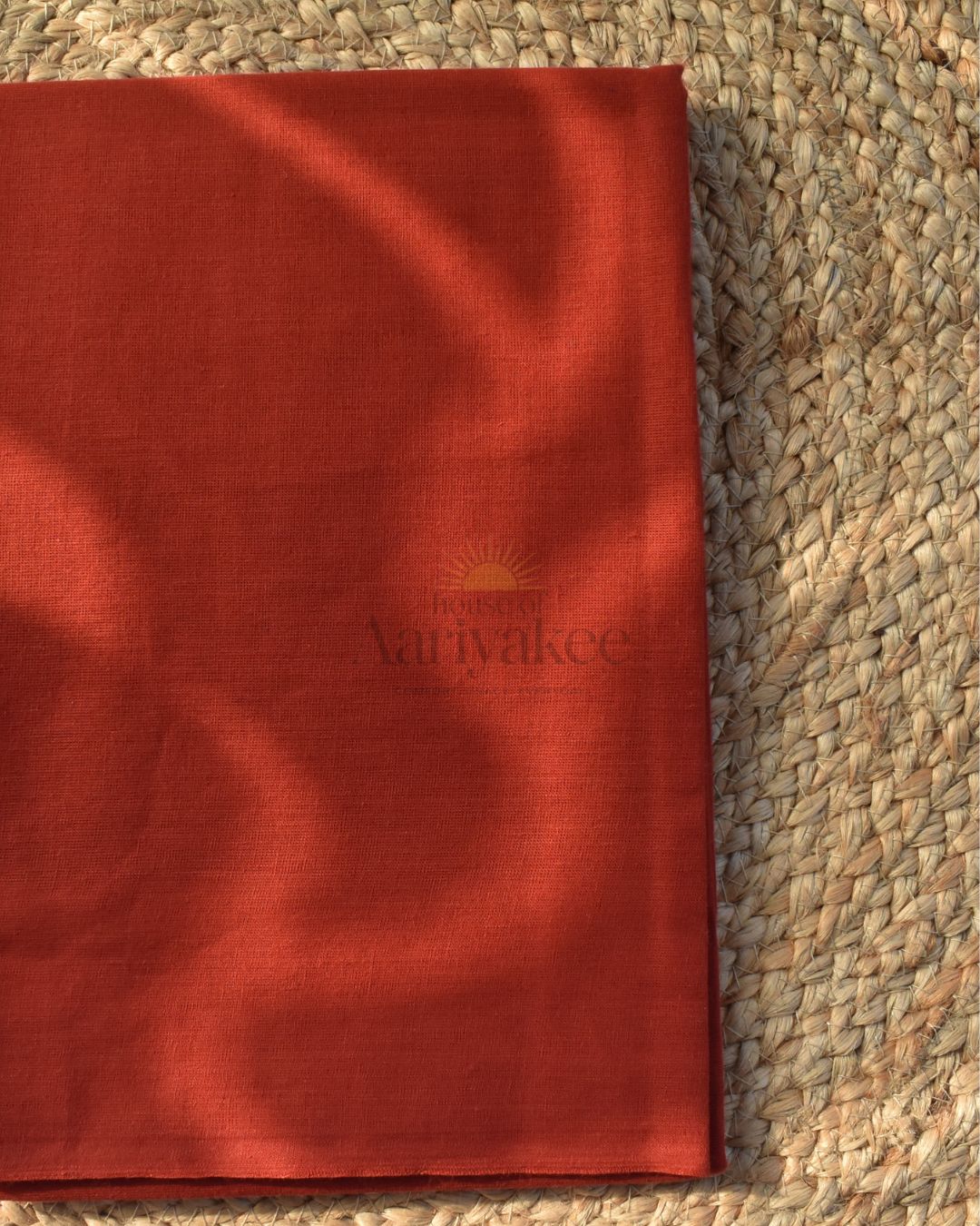 Neela Agni – Blue & Rust Handloom Cotton Salwar Set
