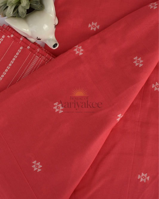 Rose Quartz Handloom Cotton Co-ord Set