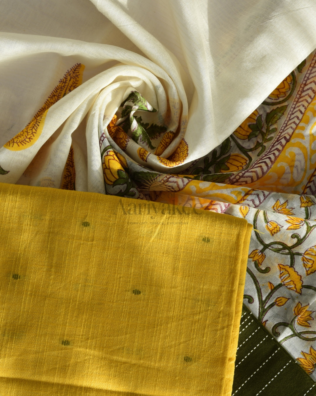 Sunflower Song Handloom Cotton Salwar Suit 🌻