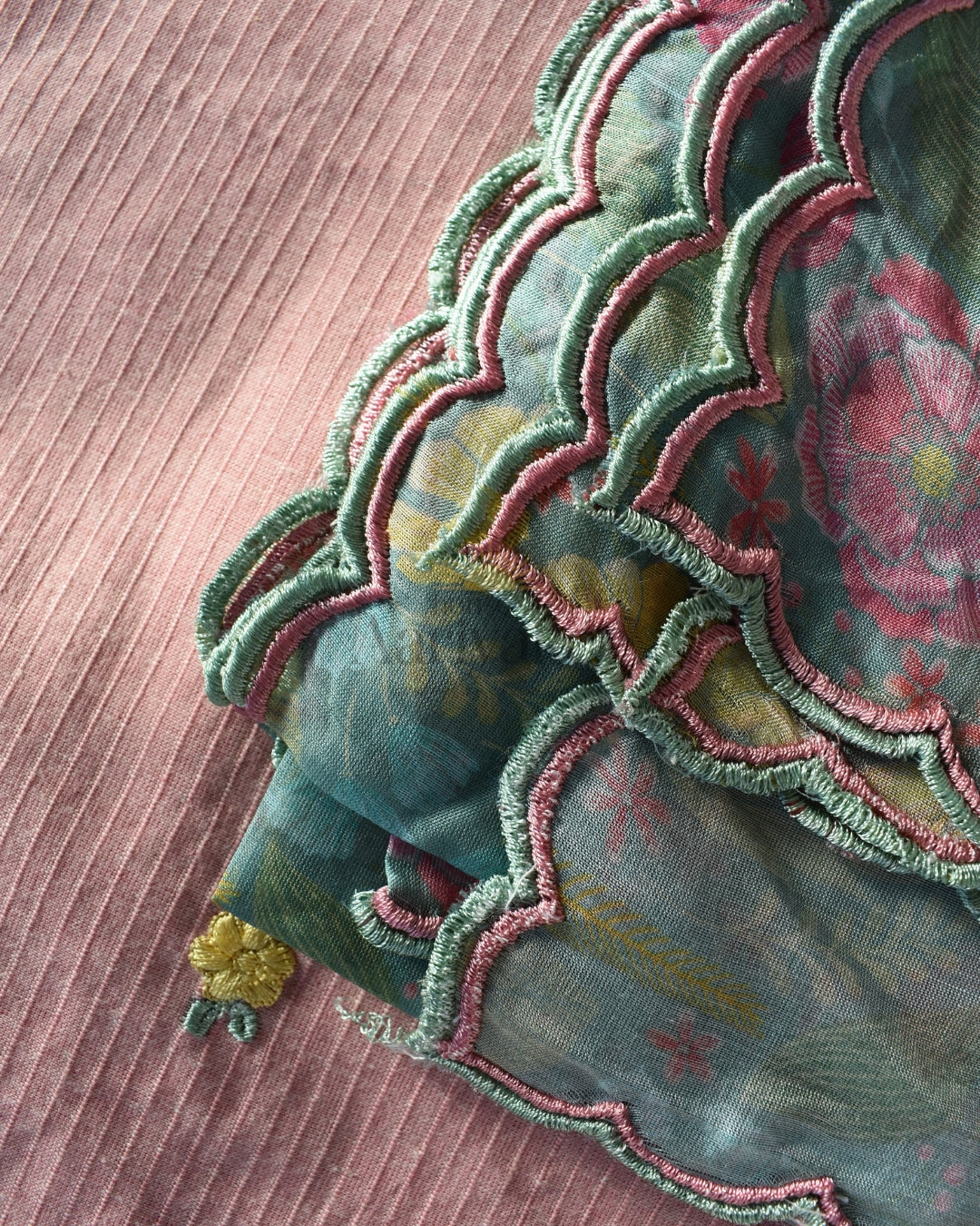 Petalwhisper handloom cotton suit