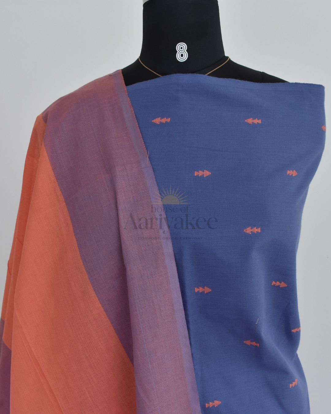 Indigo Sunset Handloom Cotton Suit Set