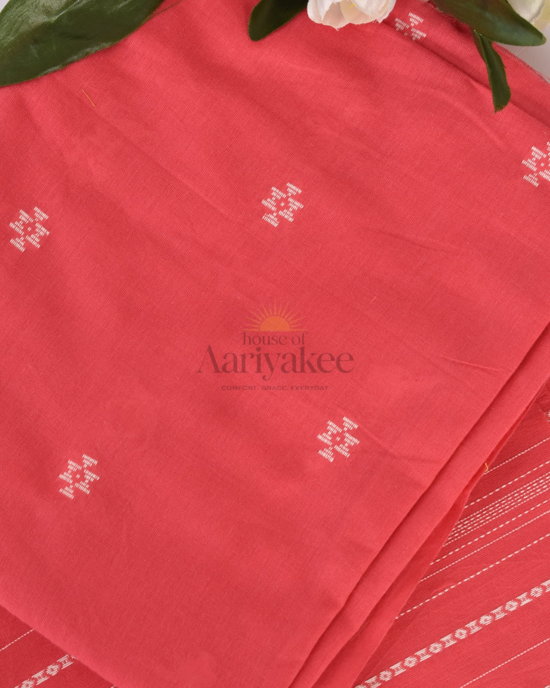 Rose Quartz Handloom Cotton Co-ord Set