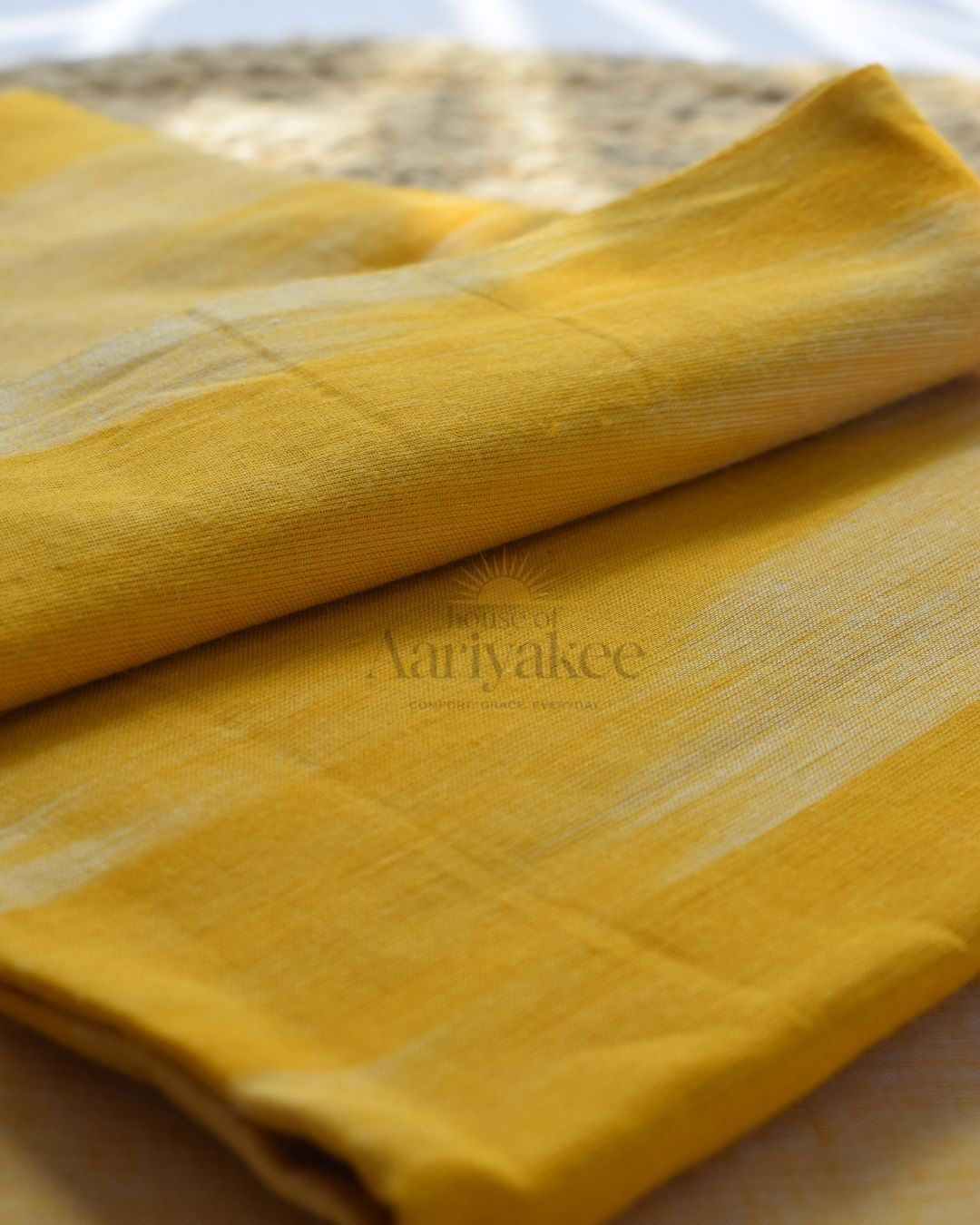 Mustard Harvest Handwoven Cotton Ensemble