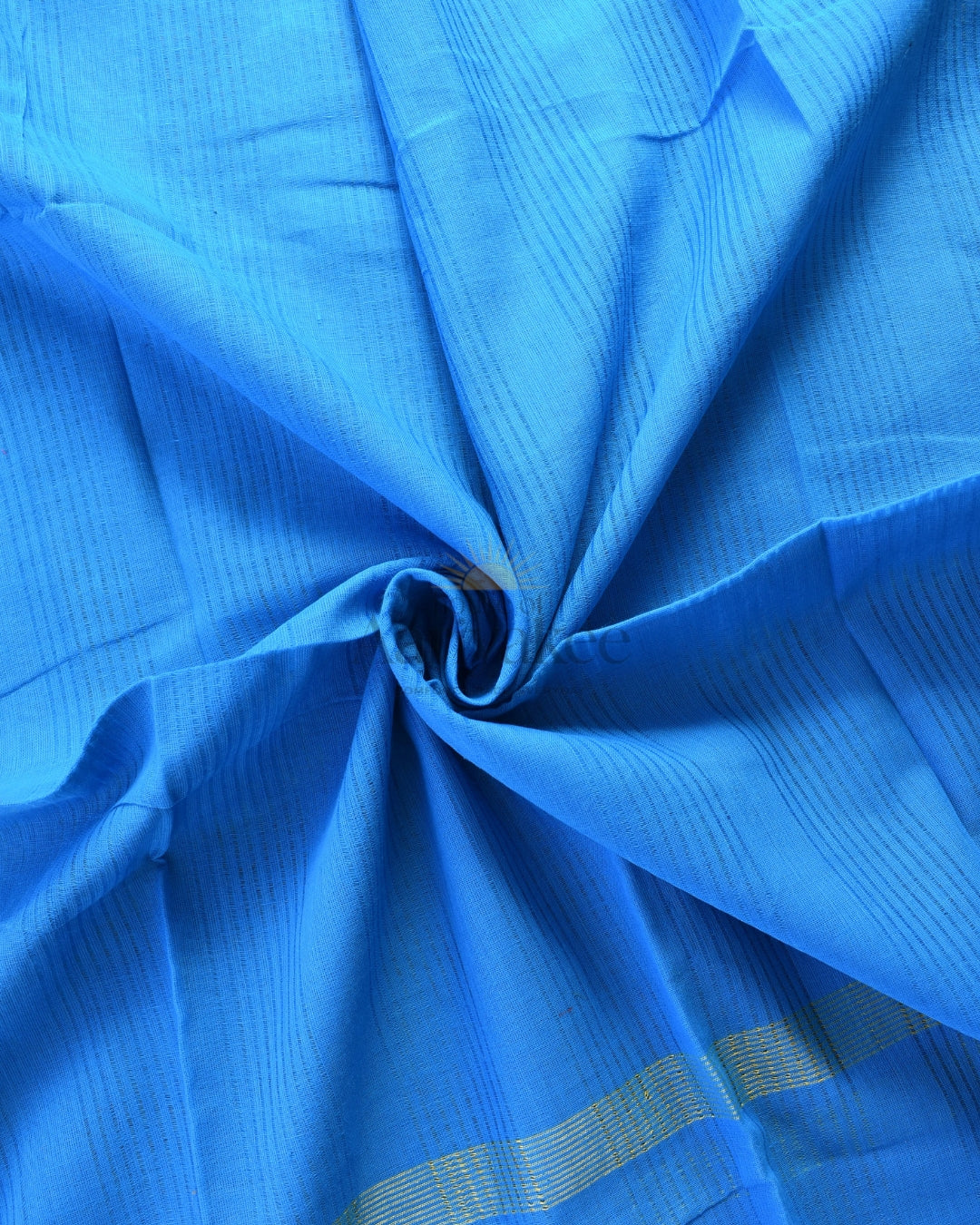 Azure Elegance – Pure Mangalagiri Handloom Cotton Salwar Suit