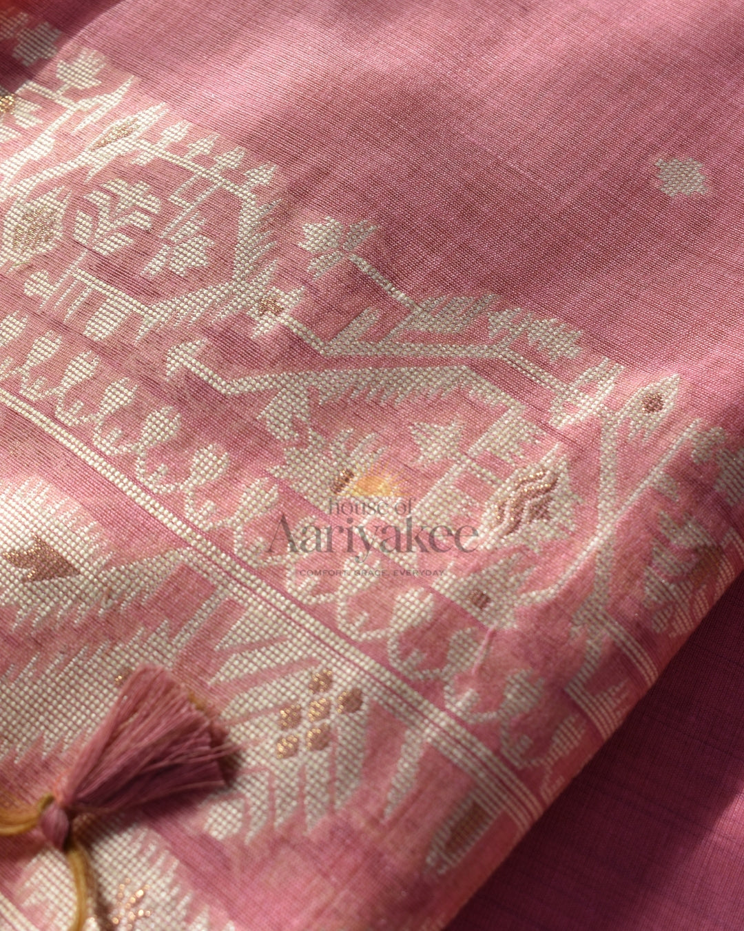 Rosebud Bloom Handloom Cotton 3 Piece Set