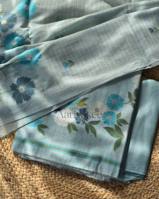 Sky Mist Muga Cotton Set 🌼