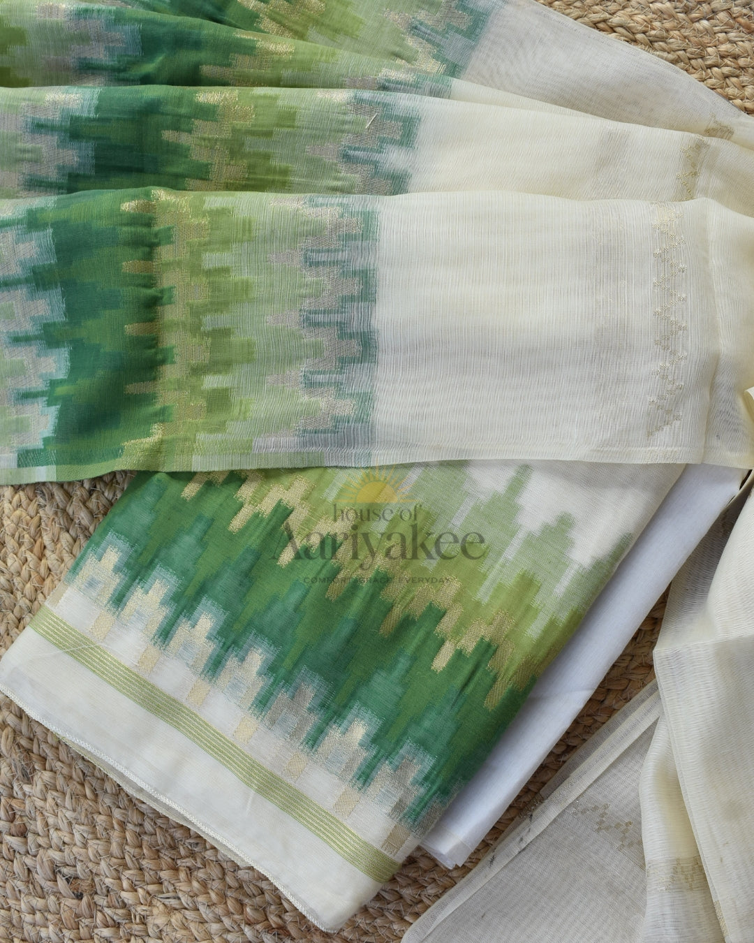 Meadow Mist Muga Cotton Set 🌿