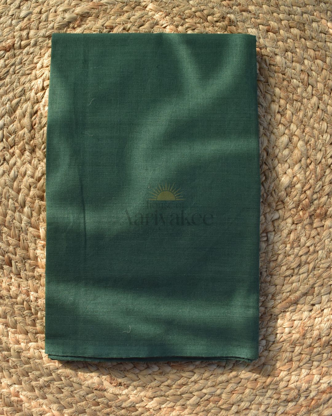 Vanika Loom – Green & Mustard Handloom Cotton Salwar Set