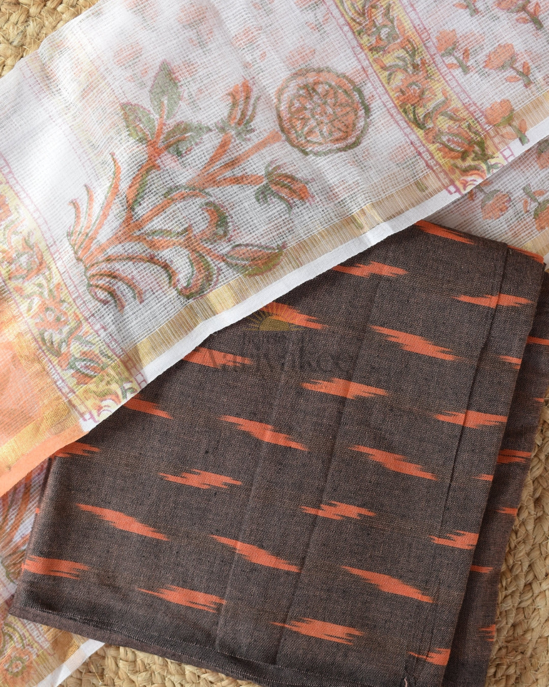 Clay & Cloud Ikat cotton salwar suit