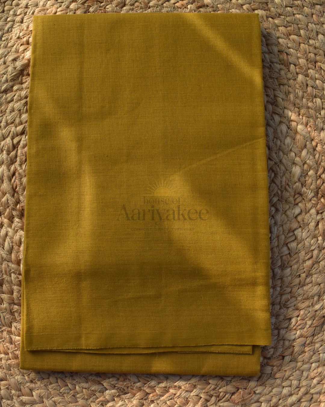 Bhoomi Grace – Green & Mustard Handloom Cotton Salwar Set