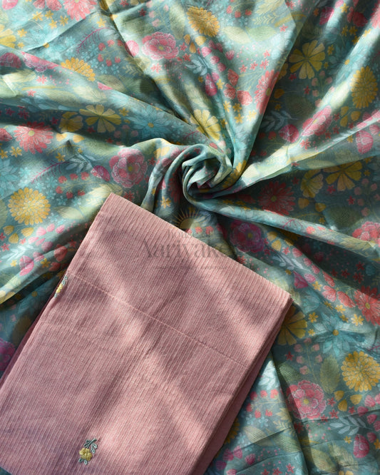 Petalwhisper handloom cotton suit