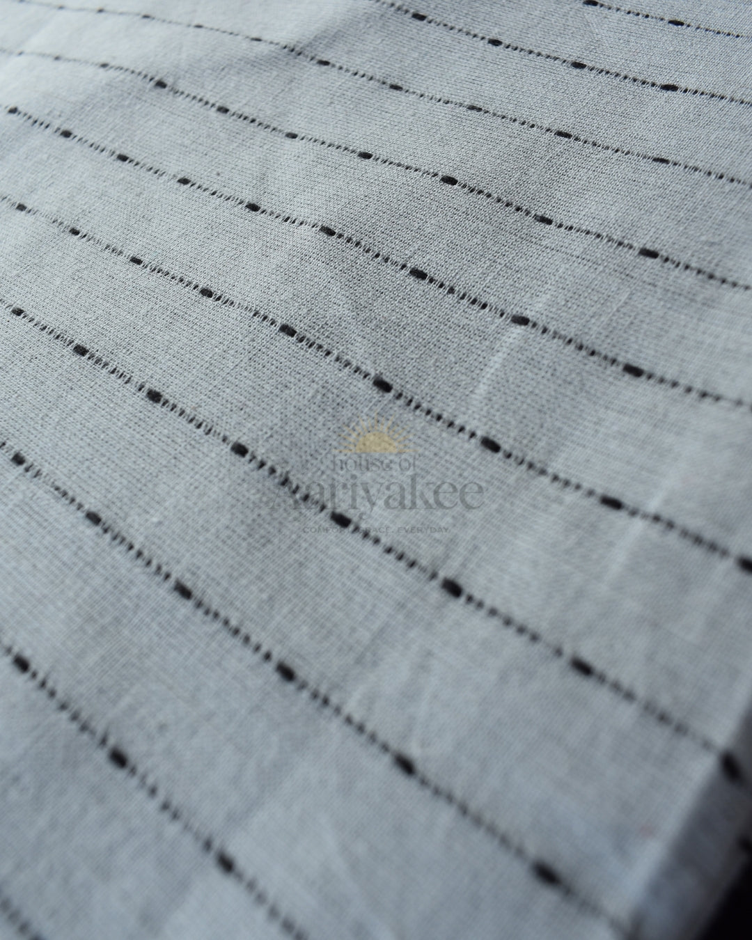 Charcoal Elegance Handloom Cotton Salwar Set