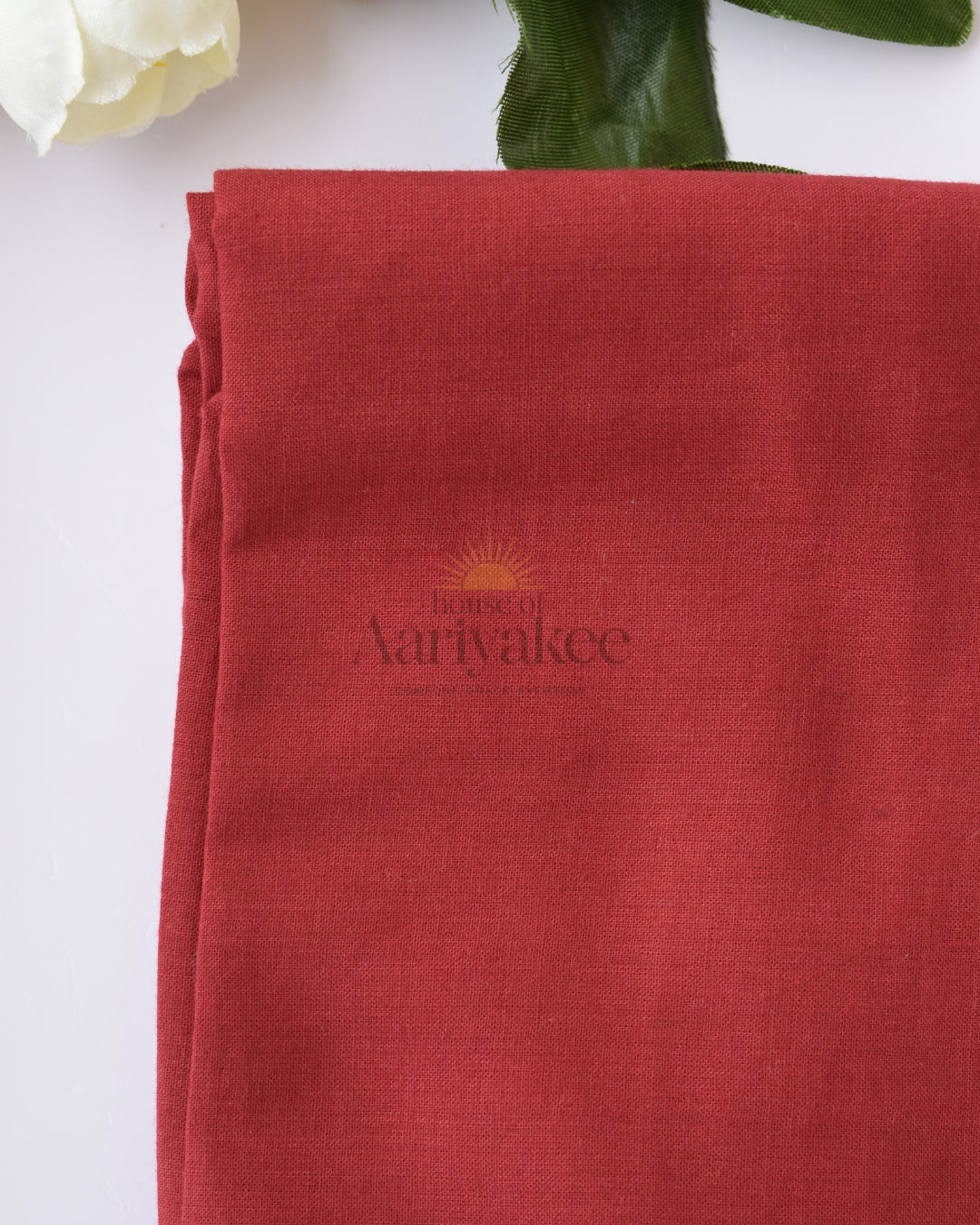 Crimson Shadow Handloom Cotton Salwar Set