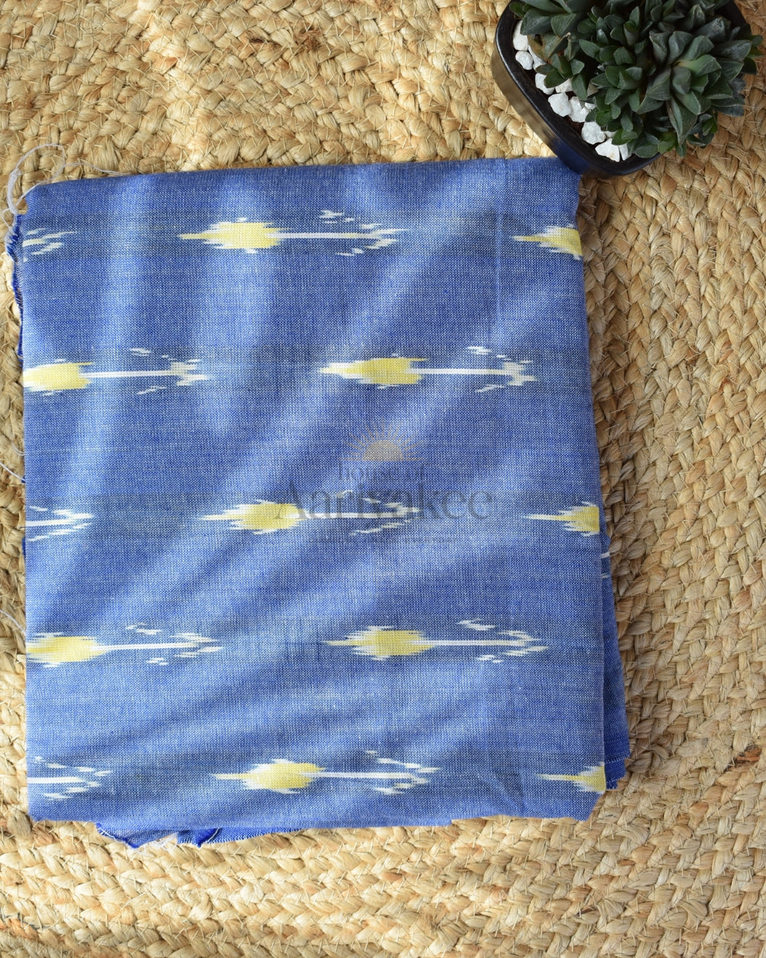 Monsoon Bloom Ikat cotton salwar suit