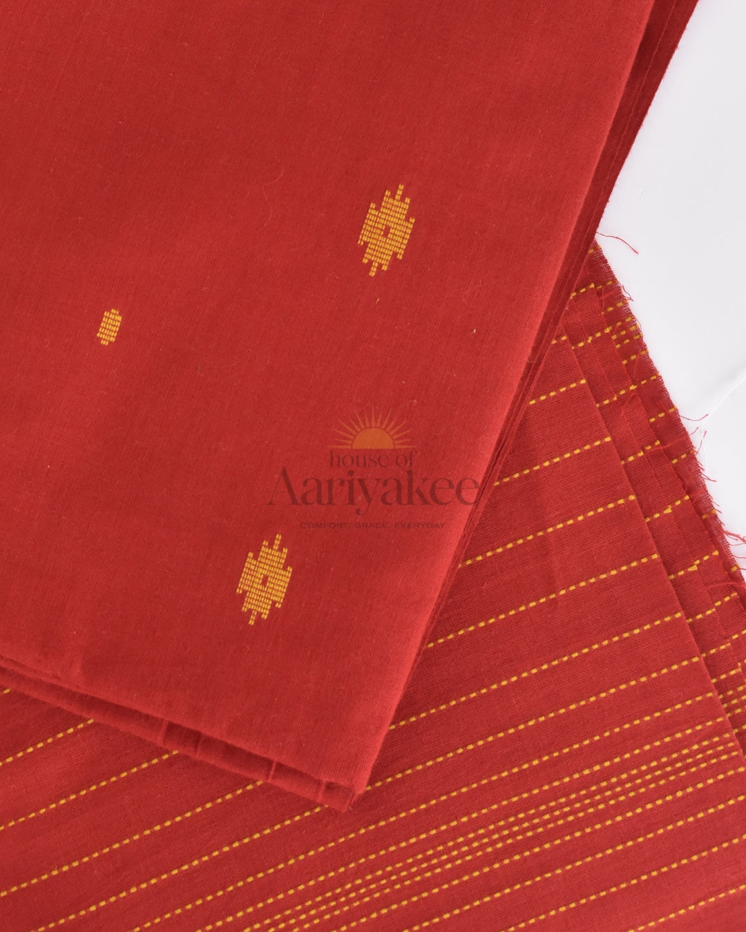 Crimson Weave Handloom Co-ord Set