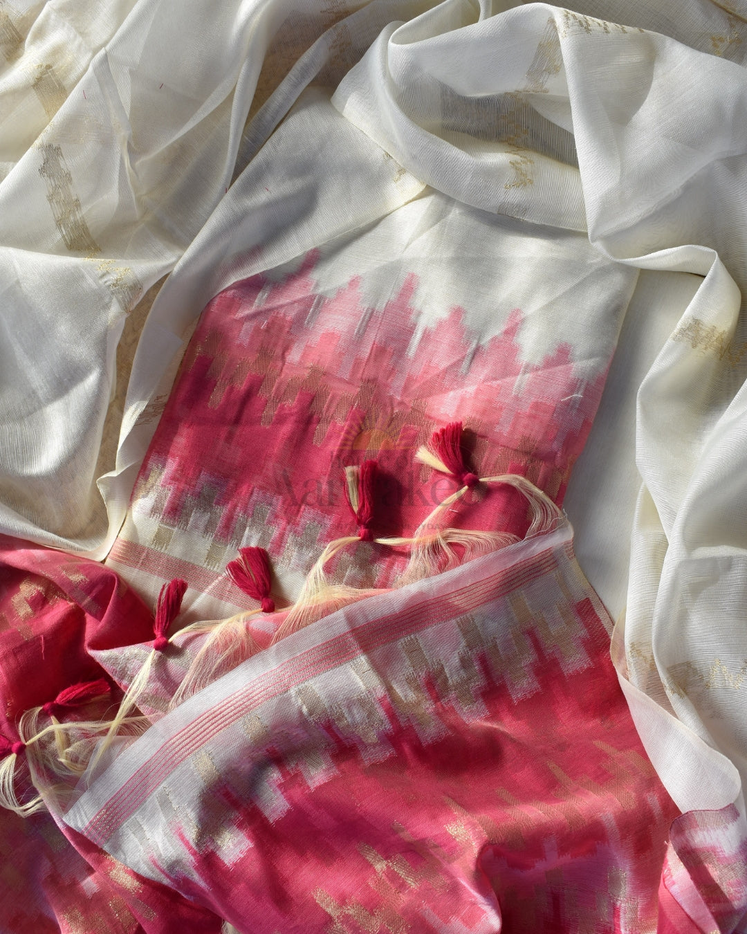 Ivory Blush – Muga Cotton Salwar Set