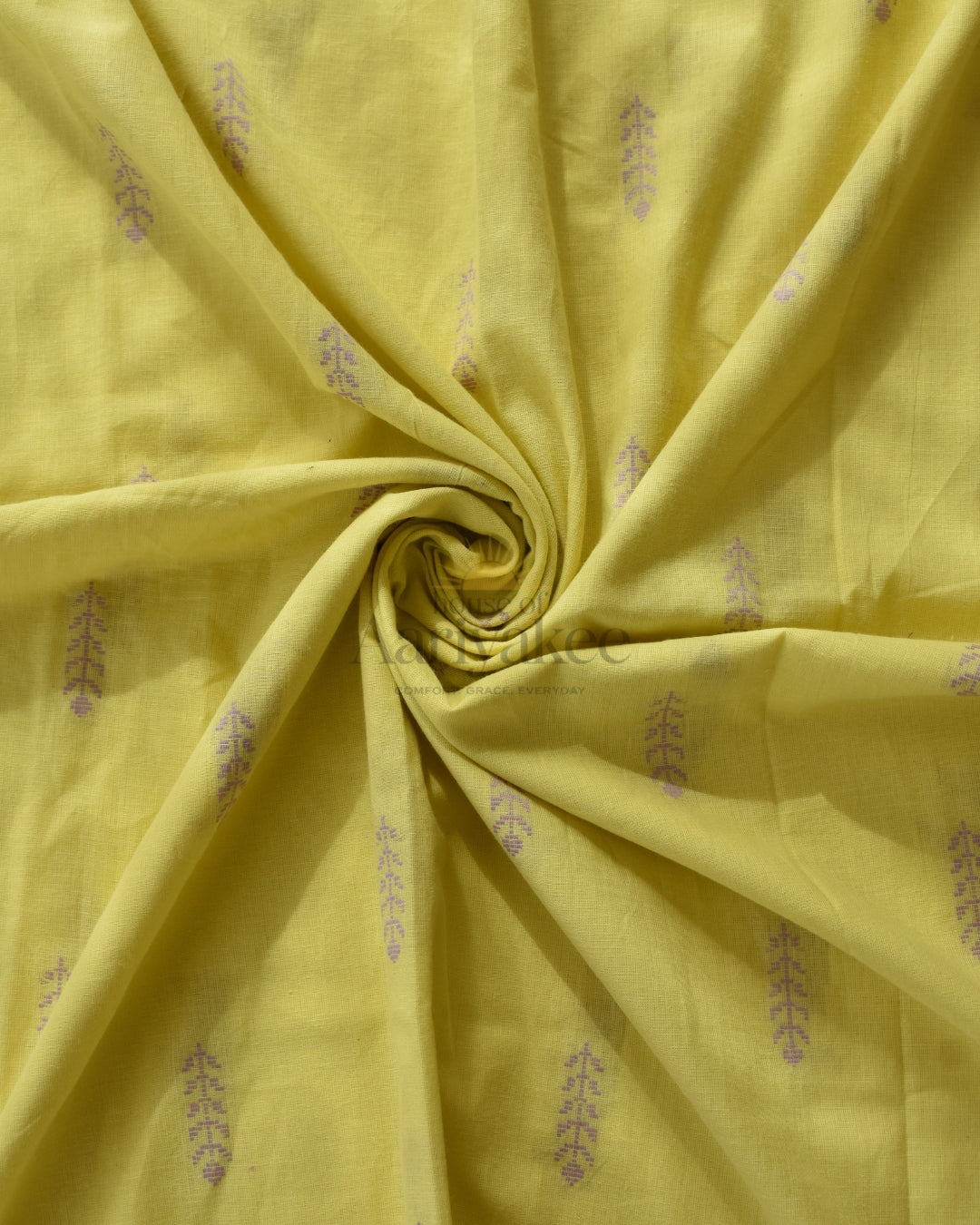 Lavender Leaf Handloom Cotton Salwar Set