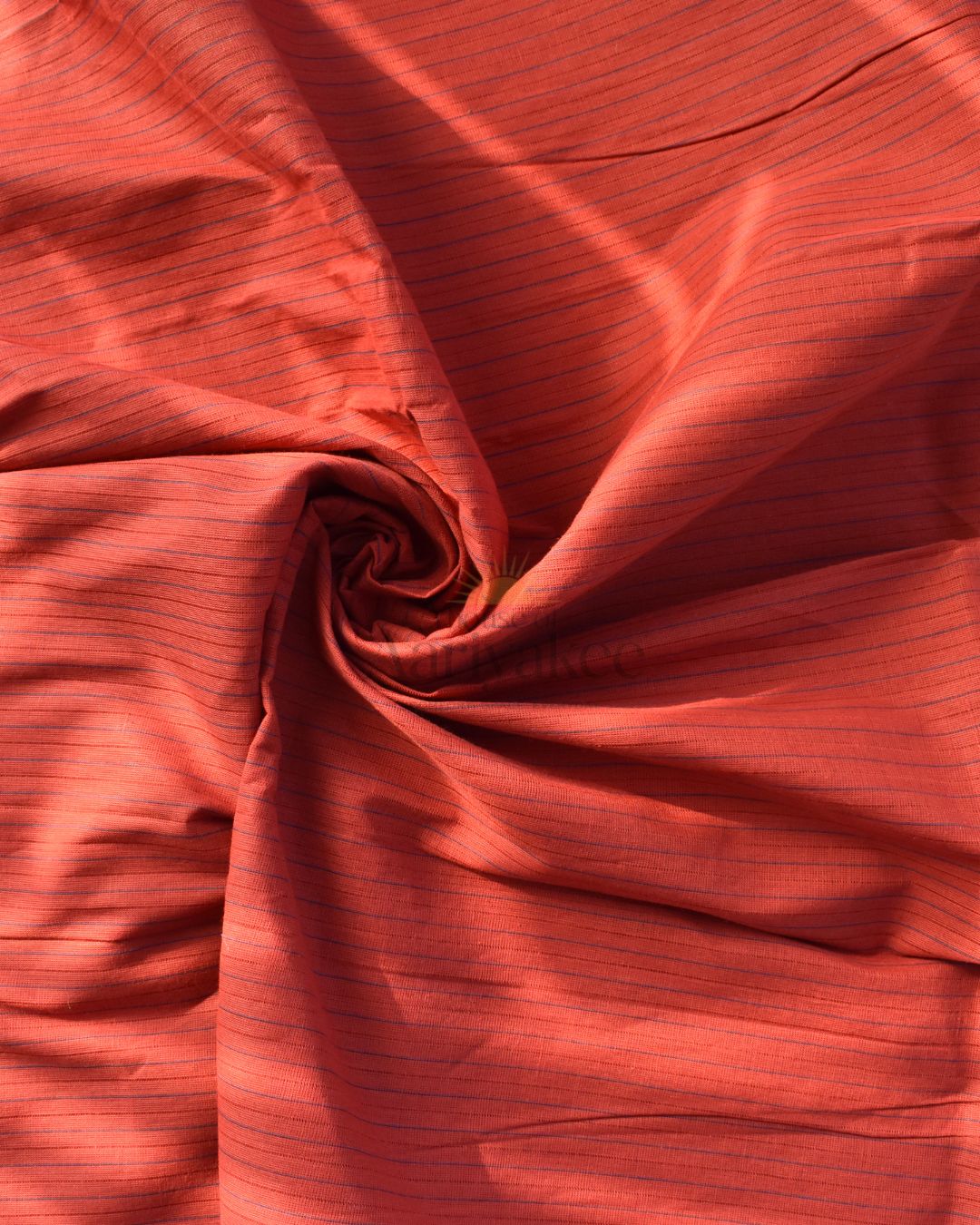 Neela Agni – Blue & Rust Handloom Cotton Salwar Set
