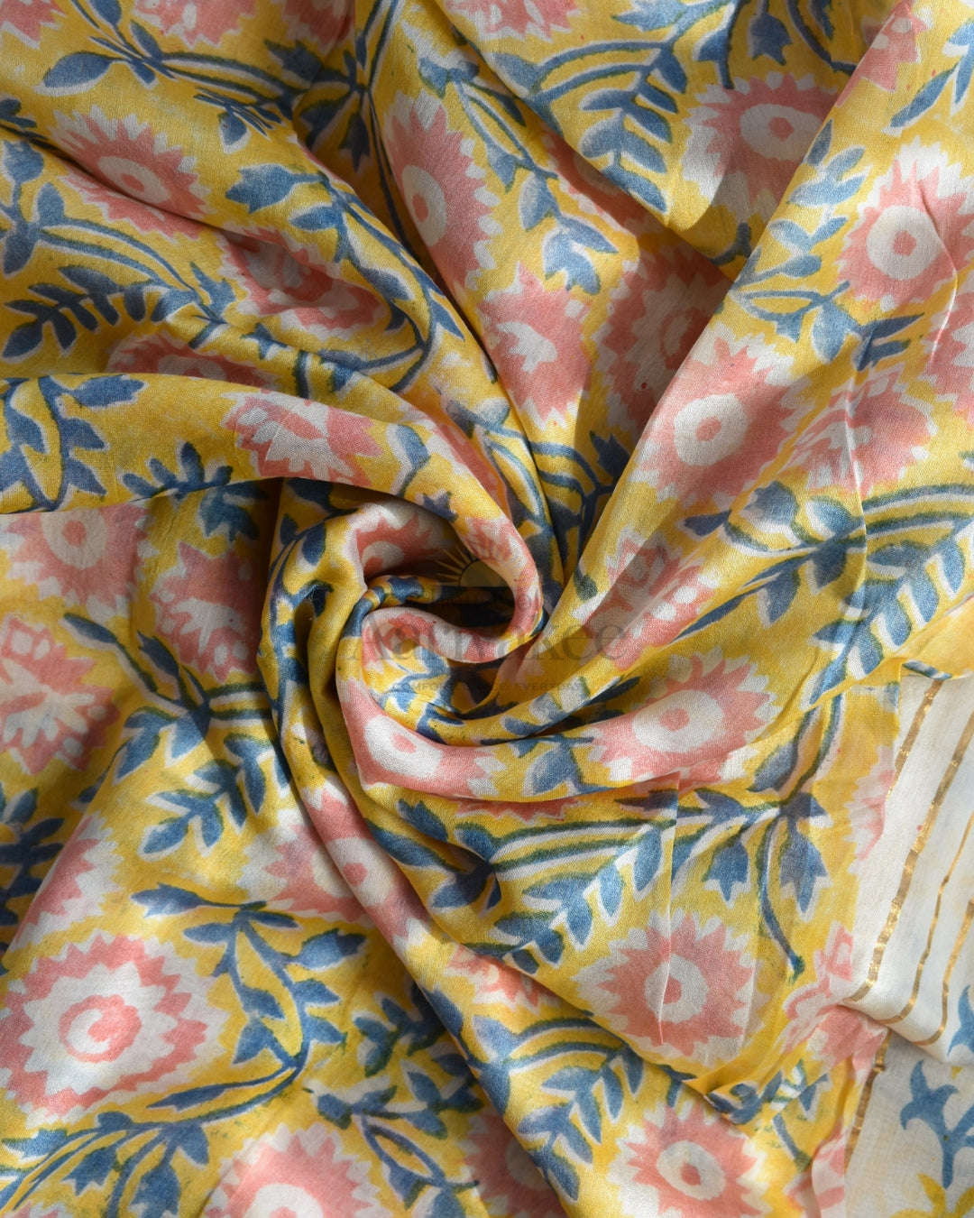 Monsoon Bloom Ikat cotton salwar suit