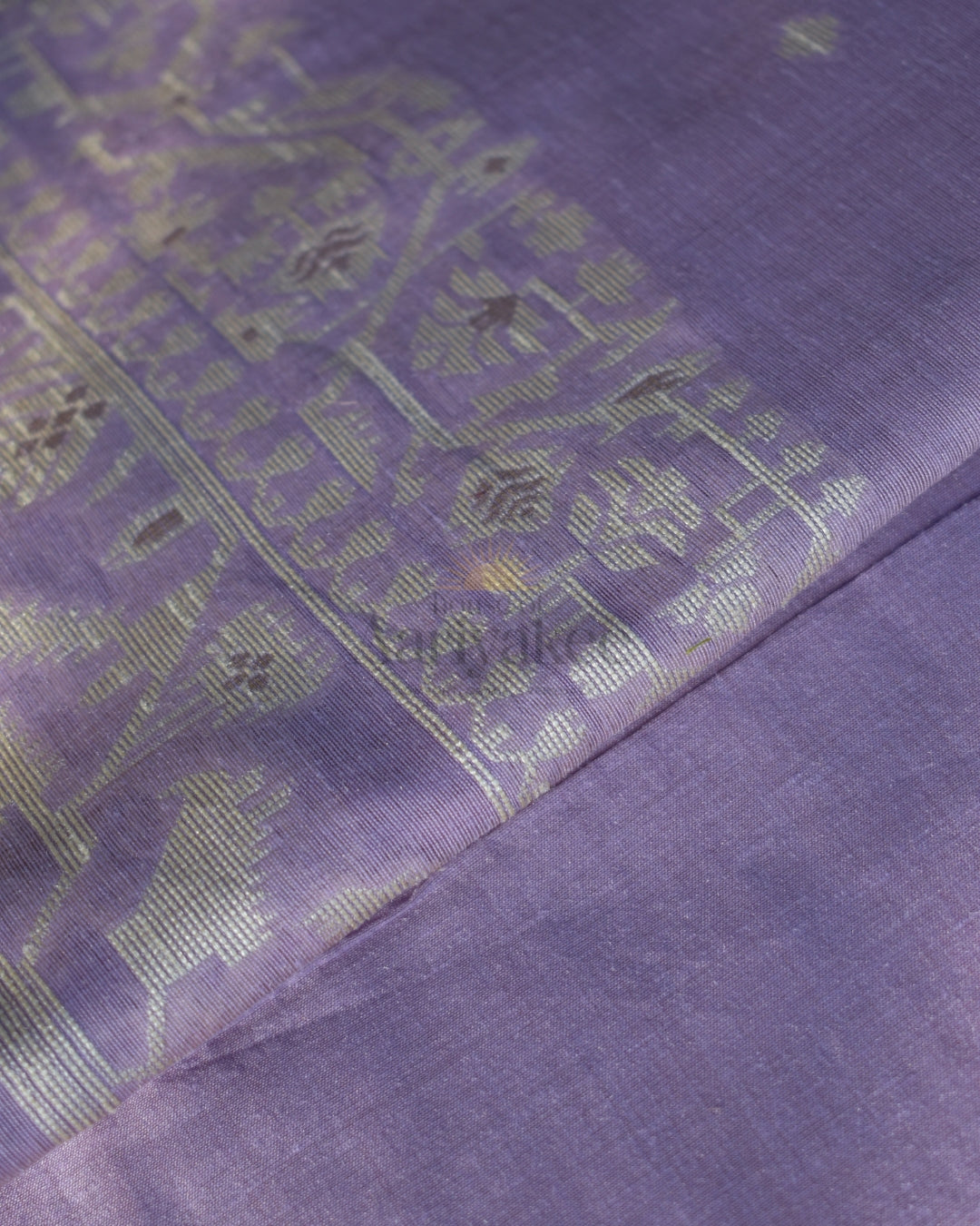 Lavender Glow – Muga Cotton Salwar Set