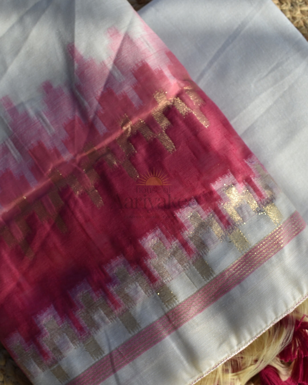 Ivory Blush – Muga Cotton Salwar Set