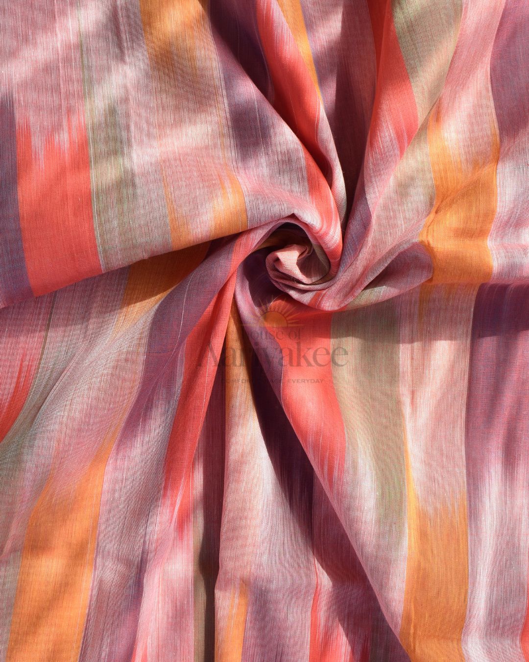 Crimson Aura Handwoven Cotton Suit Set