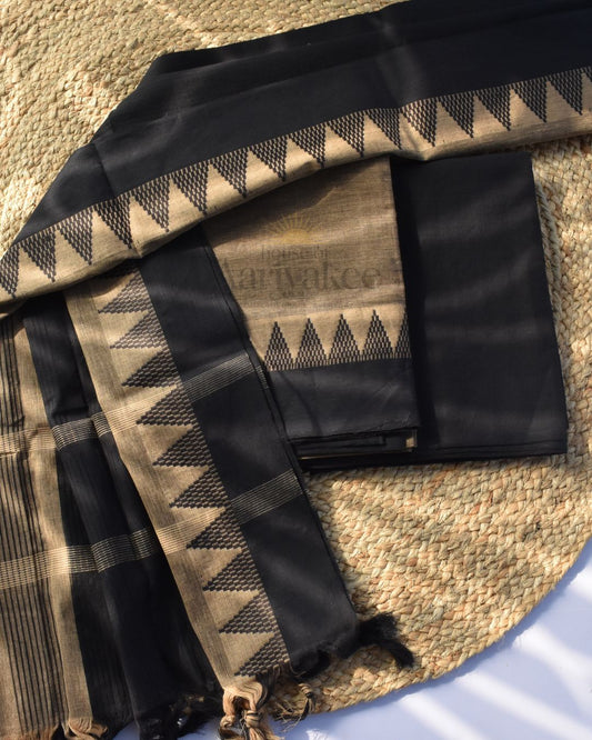 Kaalika Handloom Cotton Temple boarder salwar set