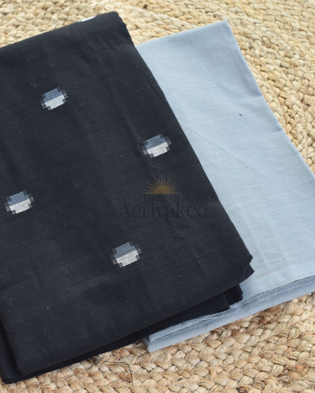Midnight Mist Handloom Cotton Suit Set