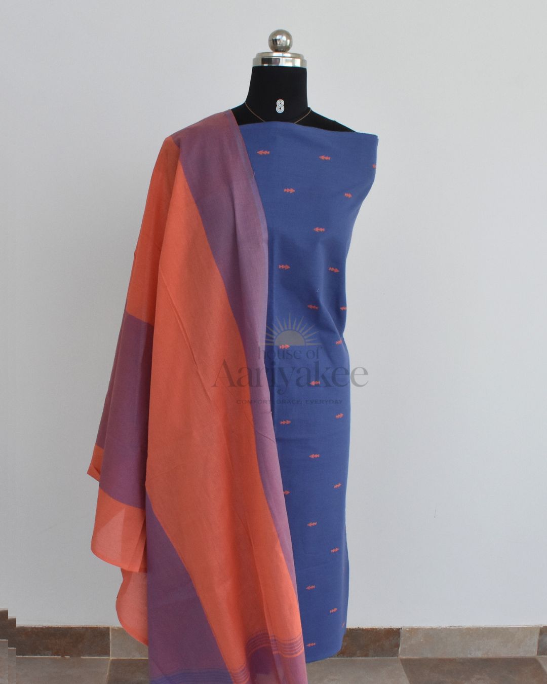 Indigo Sunset Handloom Cotton Suit Set