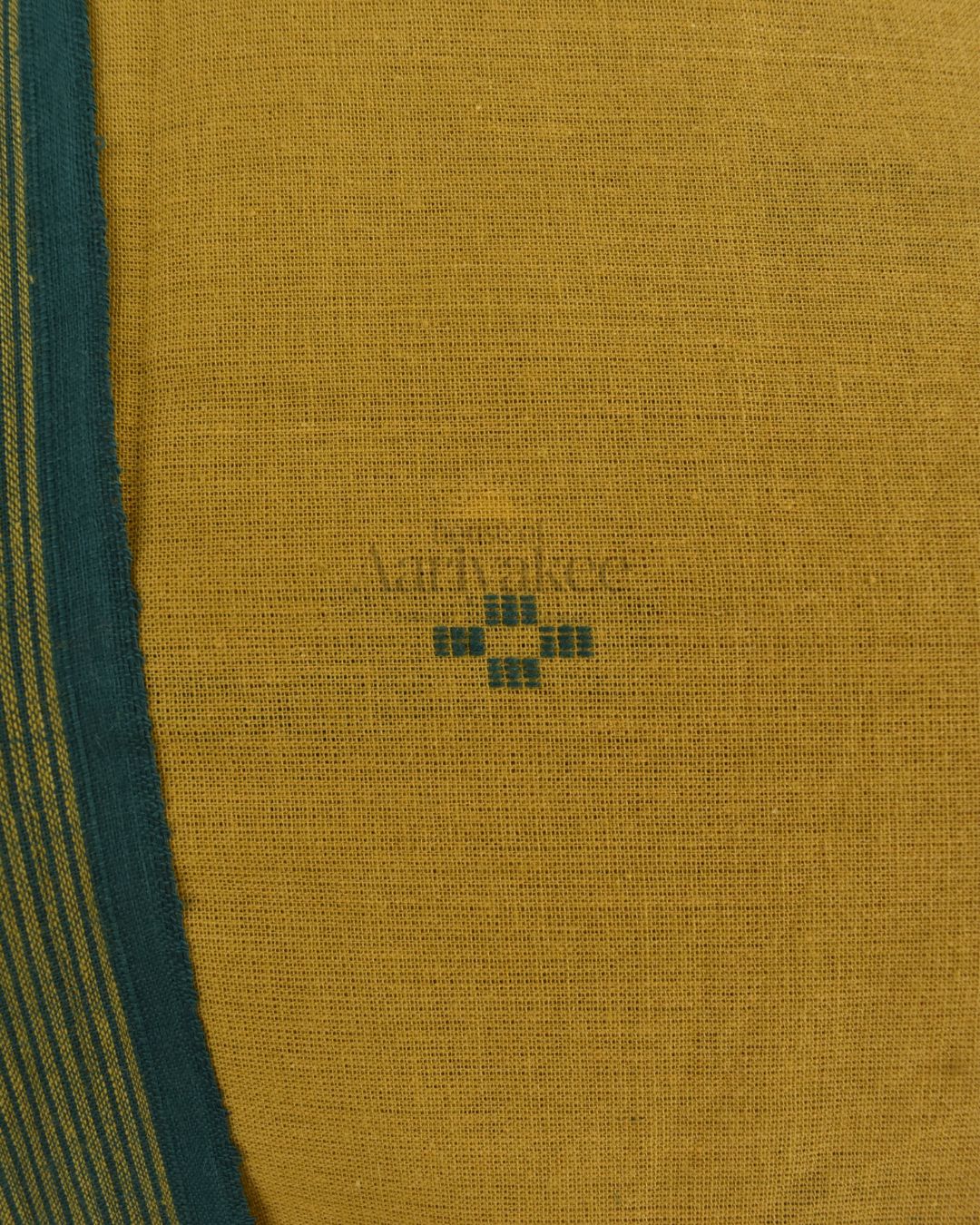 Vanika Loom – Green & Mustard Handloom Cotton Salwar Set