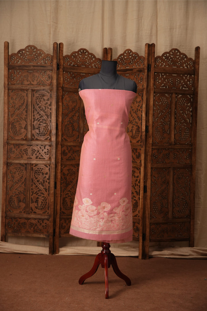 Rose Bloom – Muga Cotton Salwar Set