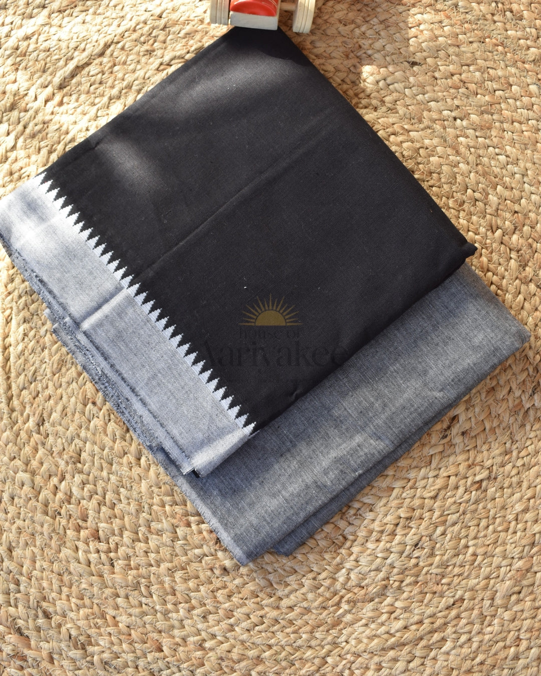 Shadow Temple Border Handloom  Cotton Salwar Set